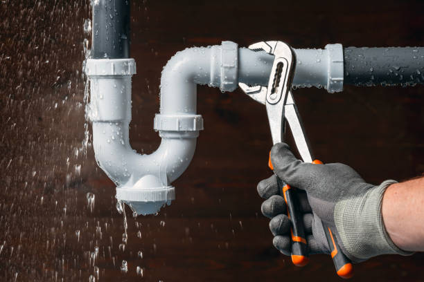 Professional Plumbing technician working in Steep Falls, ME